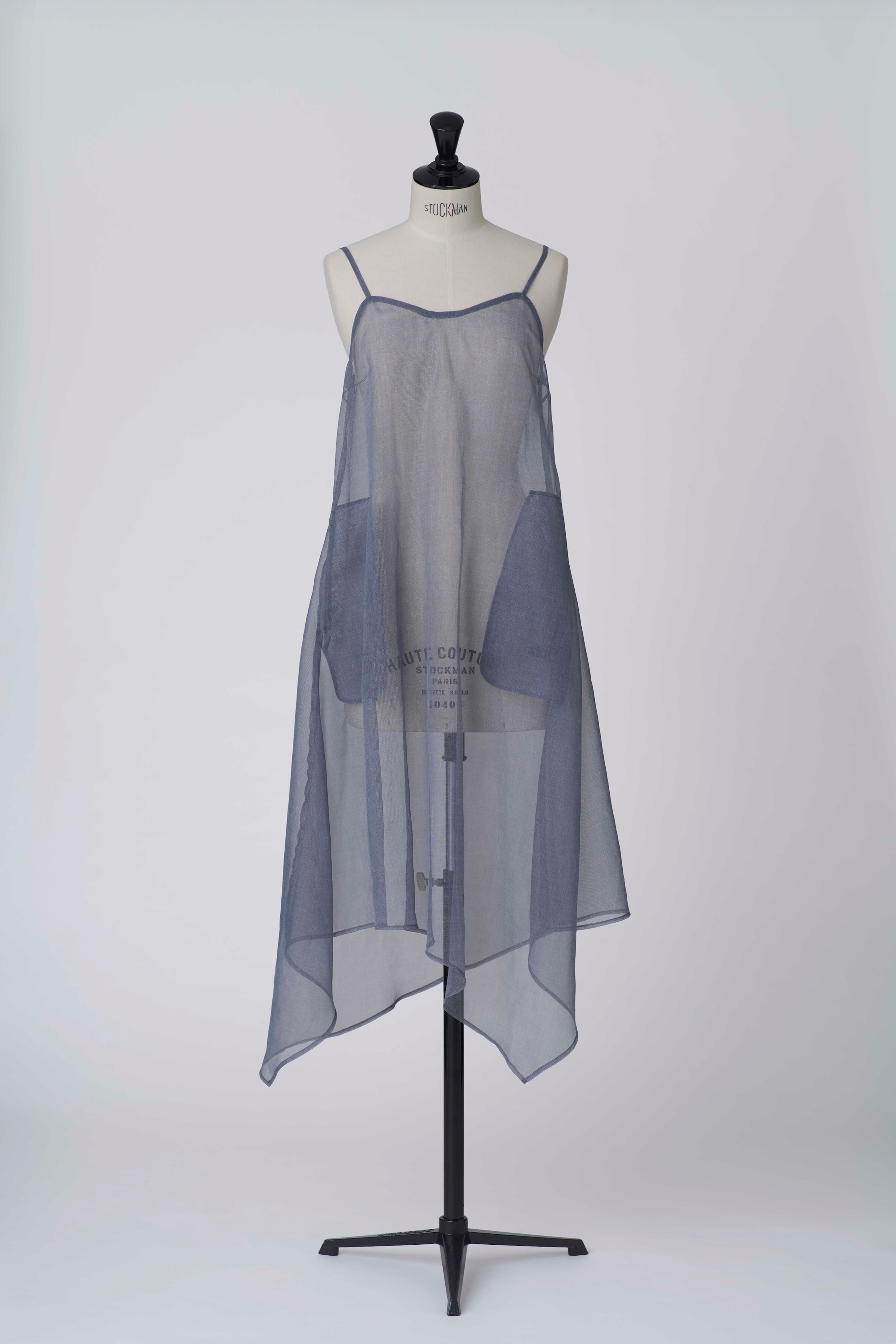 Denim transfer print camisole dress