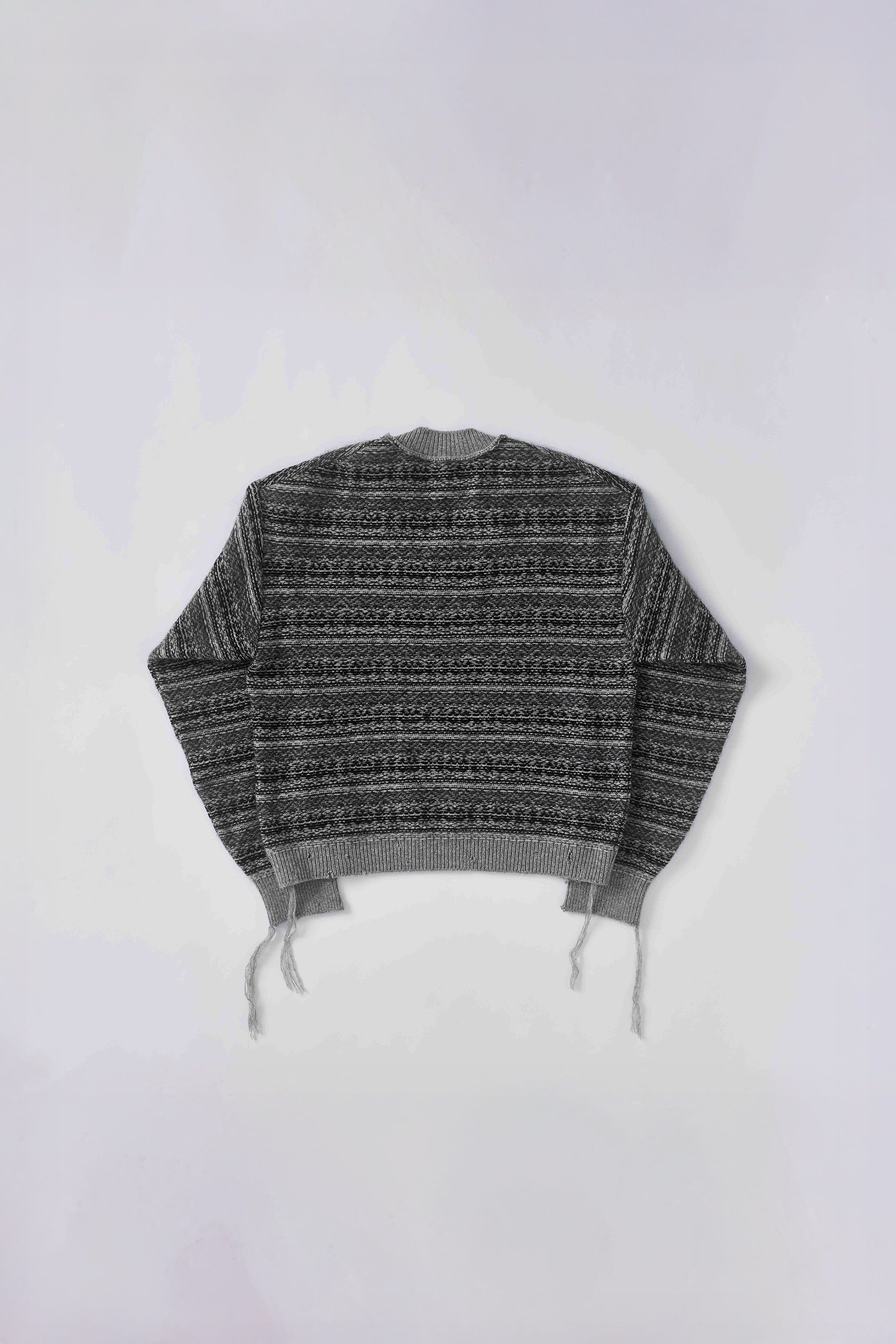 Fair Isle V-neck sweater