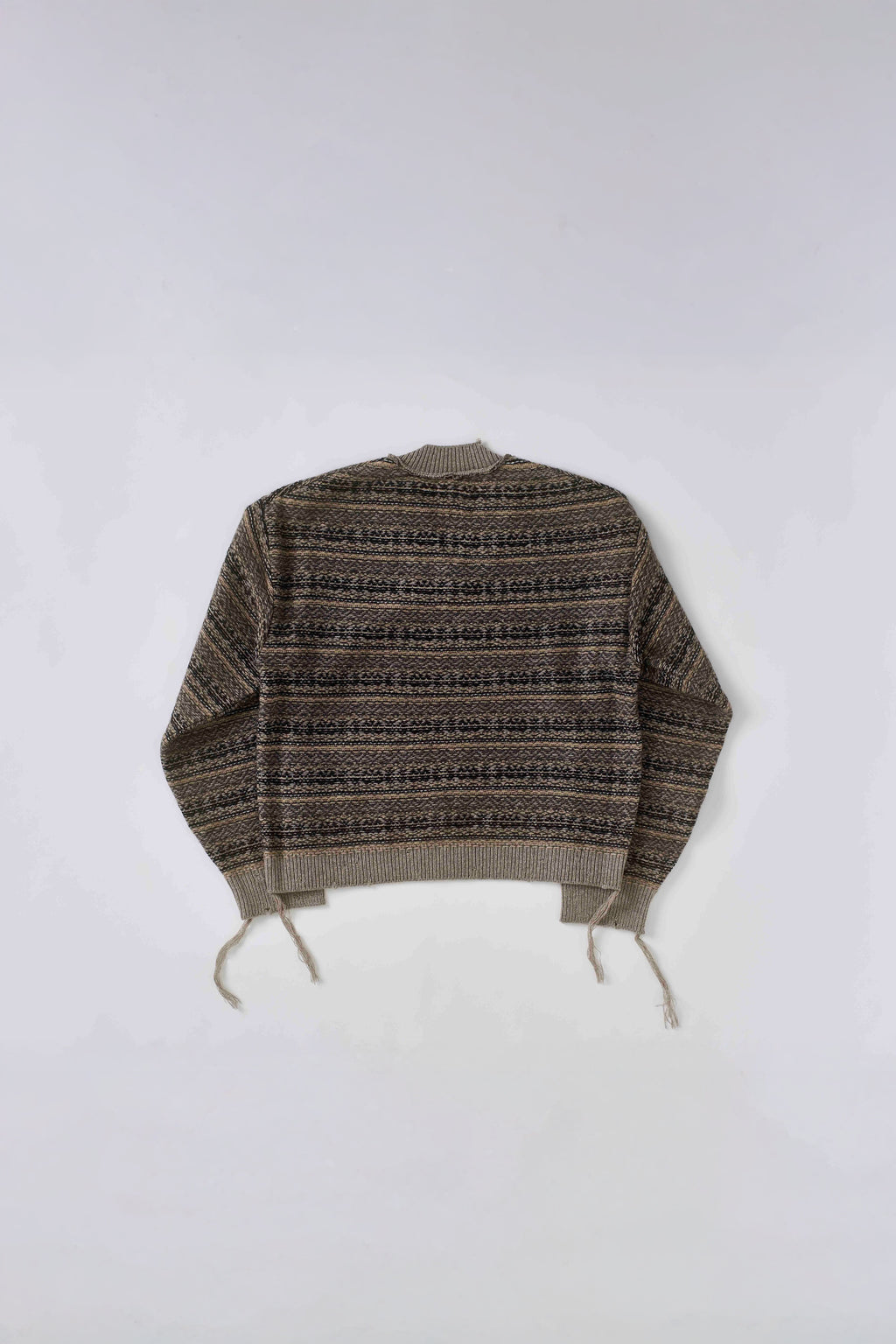 Fair Isle V-neck sweater