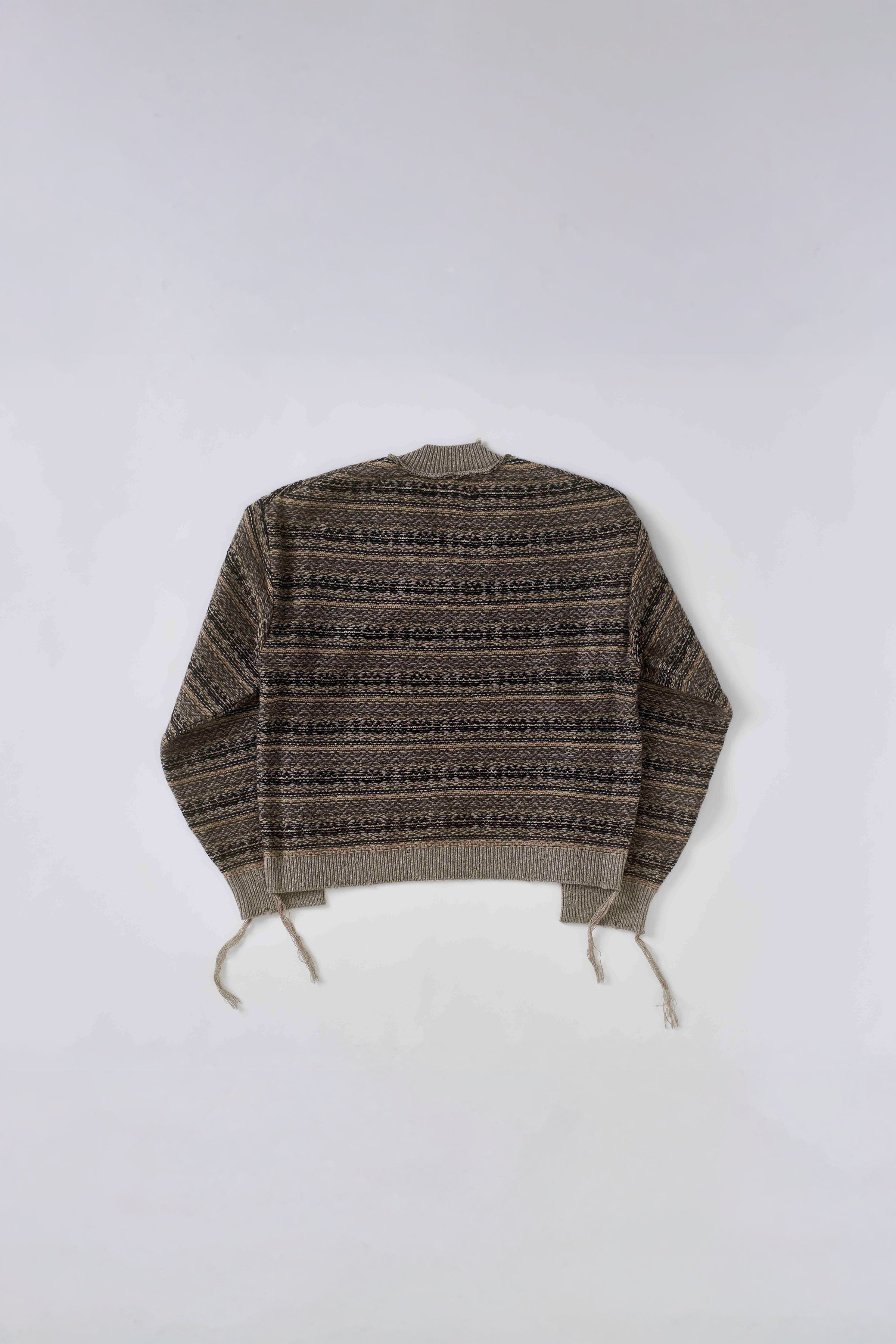 Fair Isle V-neck sweater