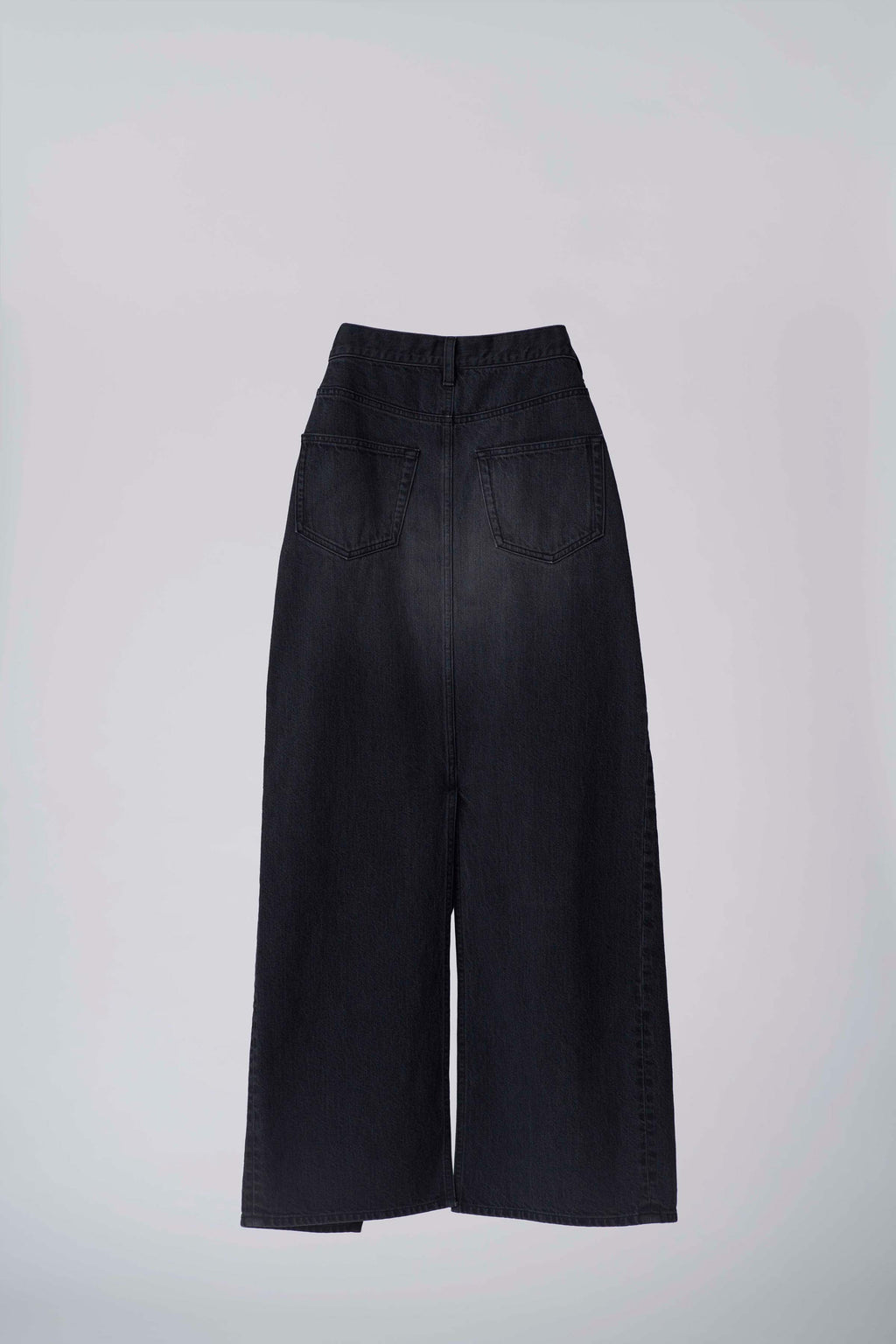 Denim pencil skirt