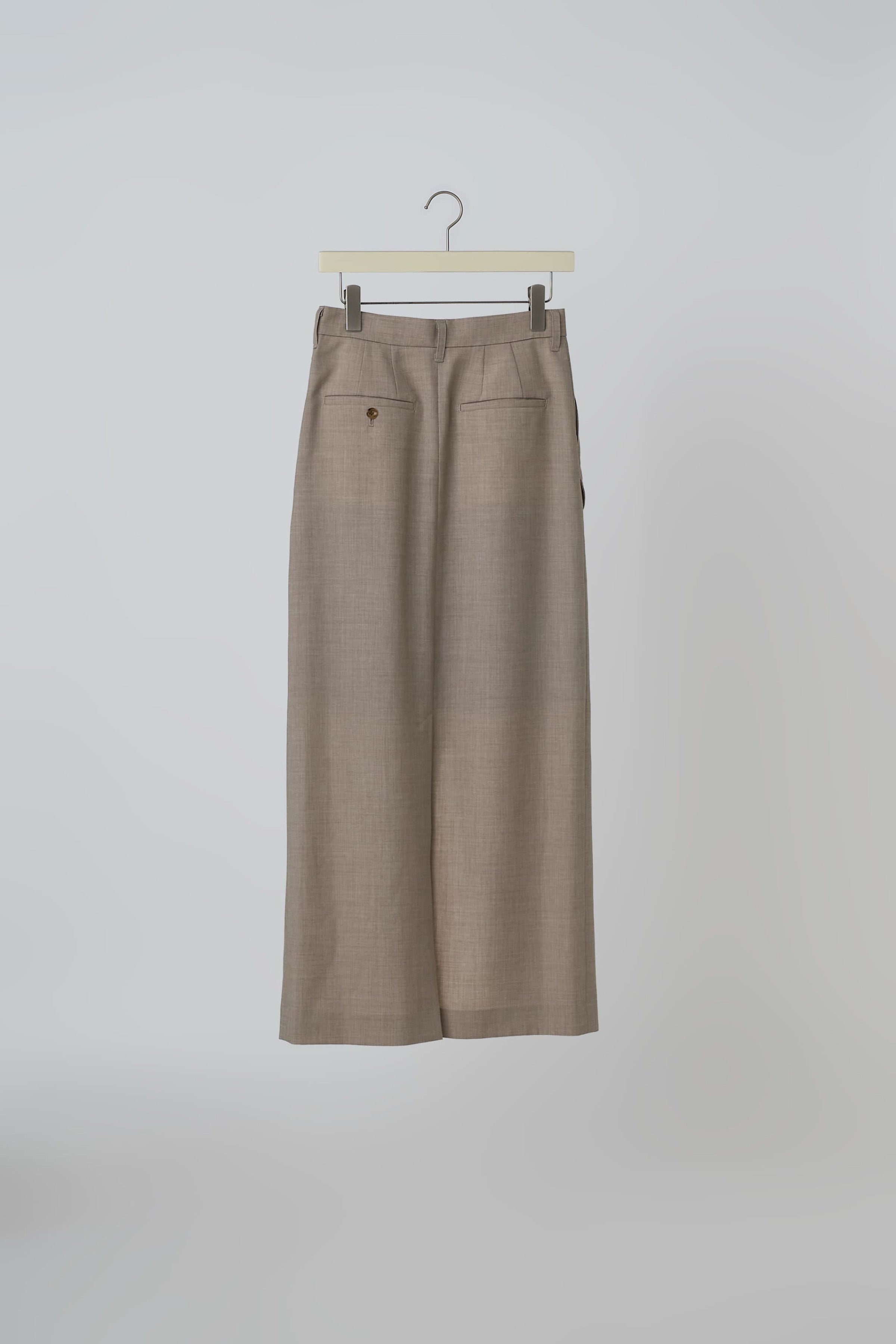 Wool Tropical Pencil Skirt