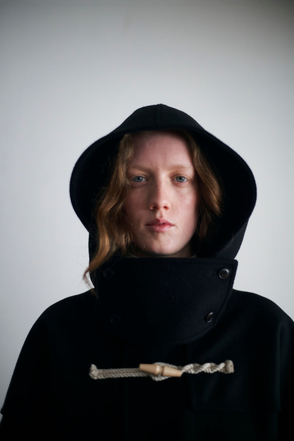 Oversized duffle coat