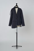Mohair Shaggy Lapel Collar Jacket