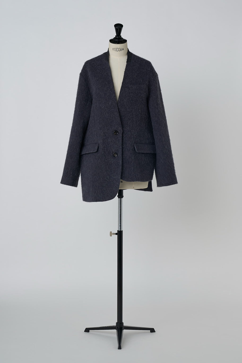 Mohair Shaggy Lapel Collar Jacket