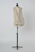 Asymmetrical Faux Fur Vest